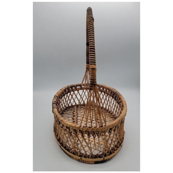 Vintage Handmade Woven Basket Set - Picture 6 of 7